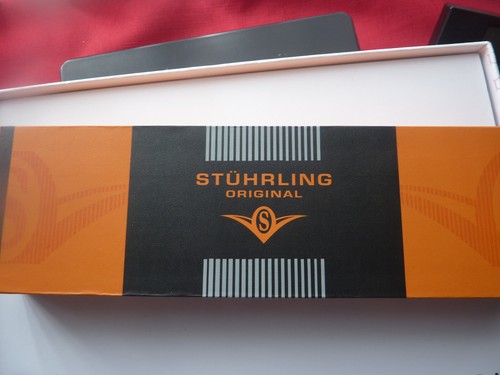 Stührling Condura 4029.5 Quartz Chronograph Wristwatch with Canvas Strap - Picture 15 of 18