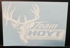 Hoyt Archery Buck Deer Bow Hunting Vinyl Decal Sticker Truck / Car  7x5 in  # 15