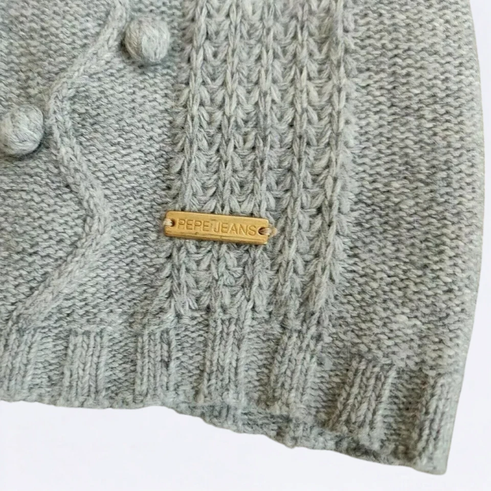 Vestido Pepe Jeans London Gris Bon Ton Modelo Gretel Talla 14 Años Foto 4 de 4