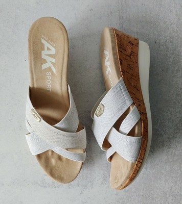 anne klein sport peggy wedge sandal