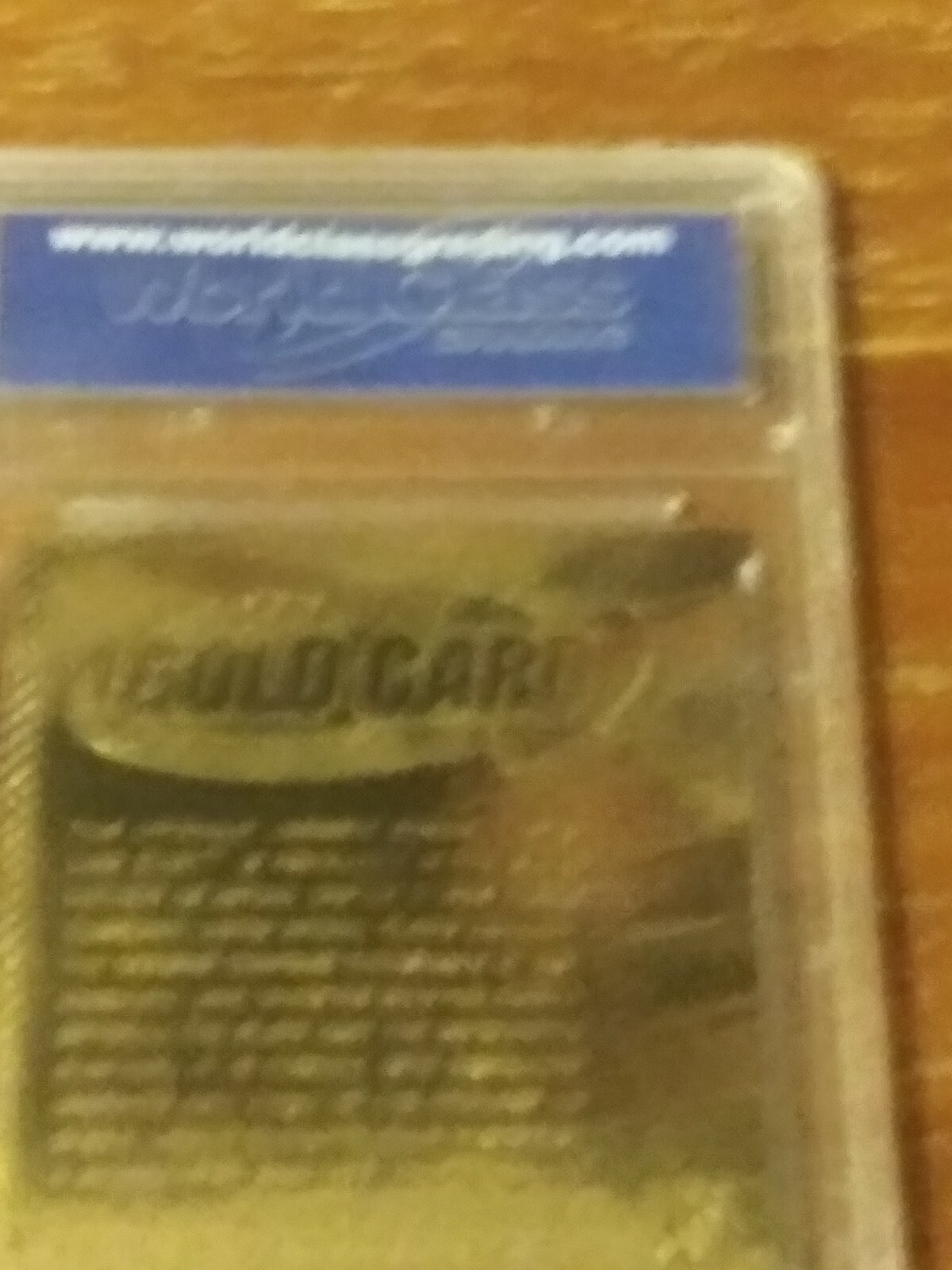 TOM BRADY 2004 Laser Line Gold Card NFL Graded GEM MINT 10 New England