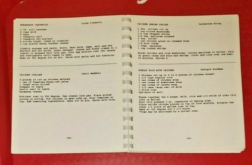 Villas Elementary P.T.A. COOK BOOK (1990 Paperback) Ft. Myers FL - Picture 6 of 9