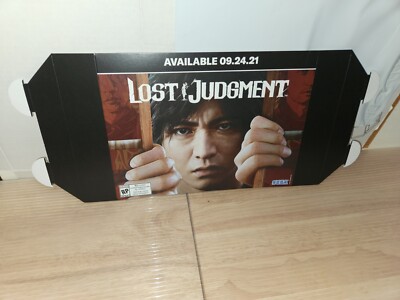 Lost Judgment Advertising Video Game Display Poster 18½