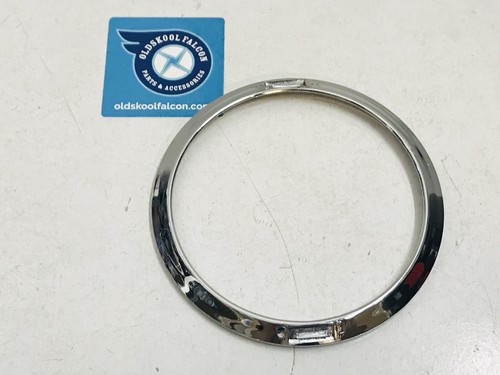 FORD MUSTANG 1967 STEERING WHEEL HORN PAD CHROME TRIM RING NEW - Picture 2 of 3