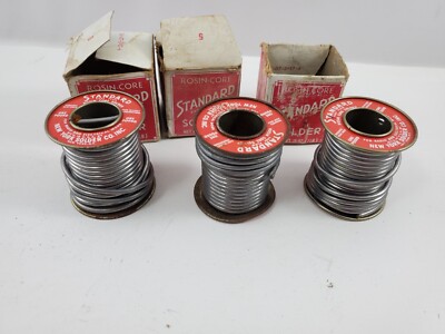 Standard Easy Flow Rosin Core Solder 3 lb Total Weight