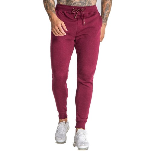 Mens Joggers Cotton Trousers Sports Bottom Solid Gym Sweat Pants Leisure * @ - Picture 12 of 19