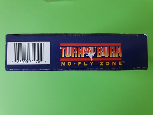 TURN AND BURN no-fly-zone / Jeu Super Nintendo UKV Complet + Crystal Box / Sony - Bild 9 von 23