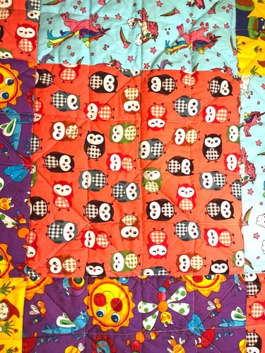 Handmade children's blanket, baby blanket, play mat, bed blanket - Picture 3 of 5