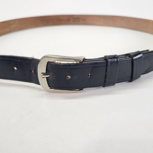 Double Keeper Leather Duty Belt 42 Off Police Security Uniform Black 01-40191 - Picture 2 of 12