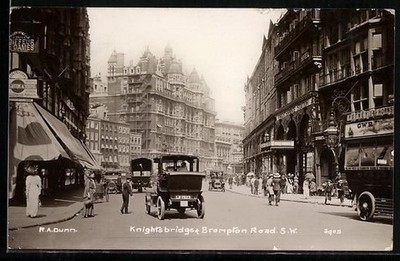 Knightsbridge, Brompton Road, Ansichtskarte 