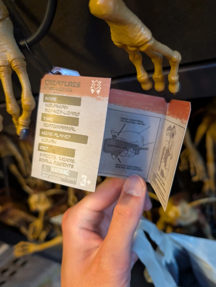 Disney Star Wars Salacious B. Crumb Monkey Lizard Shoulder Figure Galaxys Edge - Image 4 of 4