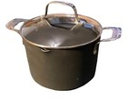 EMERIL LAGASSE 6qt Stock Pot Hard Anodized NonStick Glass Lid