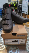Shimano XC-1 Men's Cycling Shoes- mountain/spin, 2 hole cleat, 47/11.8 US, new!