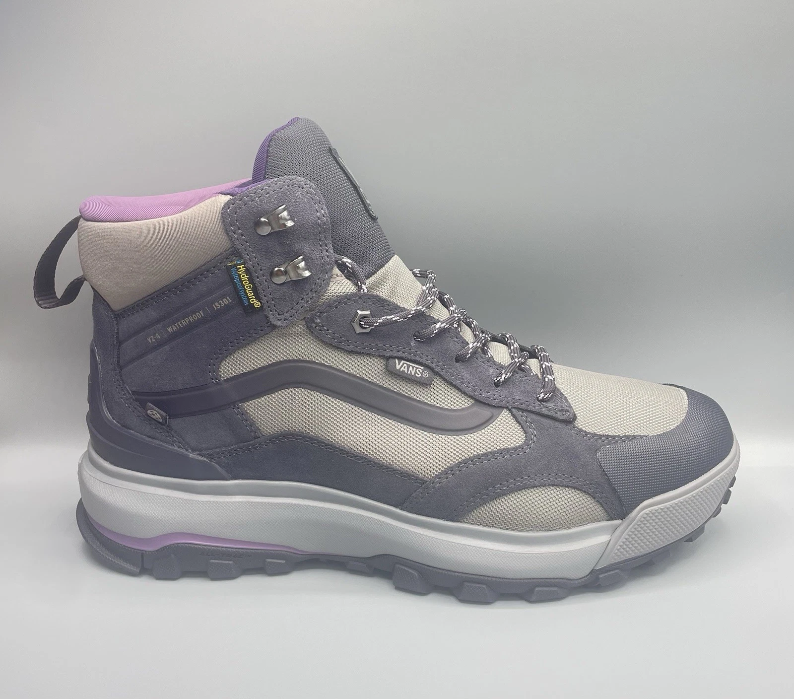 NEW Vans MTE Crestline Waterproof Purple Grey Hiking Boots Mens 11.5 Women 13