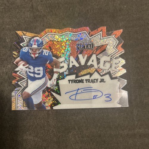 2025 Leaf Metal Tyrone Tracy Jr Auto #’d 5/10 Savage Case Hit