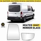 Mirror Glass 2X Heated Upper  Lower Right Side For 2015-2022 Ford Transit-150 EJ