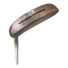 Acushnet Bulls Eye Wide Flange Heel-Shafted Slotted Putter Fluted Steel 35.5" RH