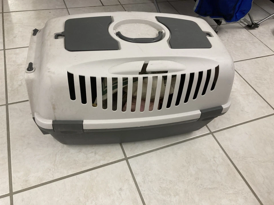 Kerbl Gulliver Transportbox für Hunde, 55x36x35cm - Grau (84652) - Bild 4 von 4