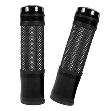 7/8" Motorcycle Handlebar Grips - Universal Handlebar Hand Grips Aluminum Grip