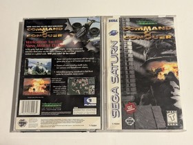 Command & Conquer Sega Saturn  CIB w/ registration card