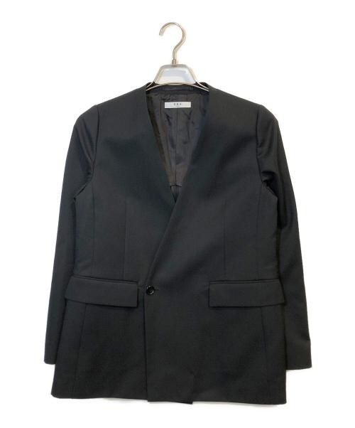 Collarless Jacket Basic Polyester Blazer Women’s … - image 1