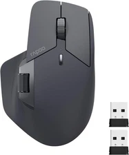 Rapoo MT760L Light Black Multi Mode Wireless Mouse