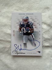 2012 Panini Prime Signatures Shane Vereen Auto /25 Patriots On Card Autograph 