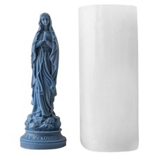 Flexible Silicone Mould With Virgins Marys Shape for Resin and Crafting