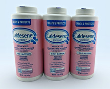 3 Pack Caldesene Medicated Protecting Powder 5 Oz Exp 11/2028
