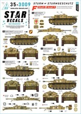 Star Decals 35-3009 1:35 Sturmgeschutz/StuG III Ausf.F