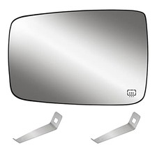 Driver Side Heated Mirror Glass Compatible with 2009-2018 Driver Left Side