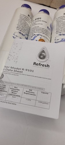 Refresh Refrigerator Water Filter R-9101 For Samsung / Whirlpool - NEW Pack of 3 - Picture 14 of 15