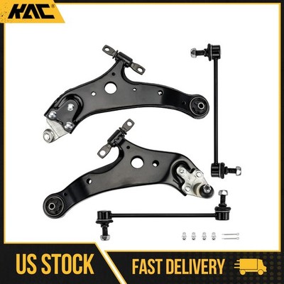 4Pc Front Control Arms with Ball Joints and End Links For 2013-2019 Lexus RX350