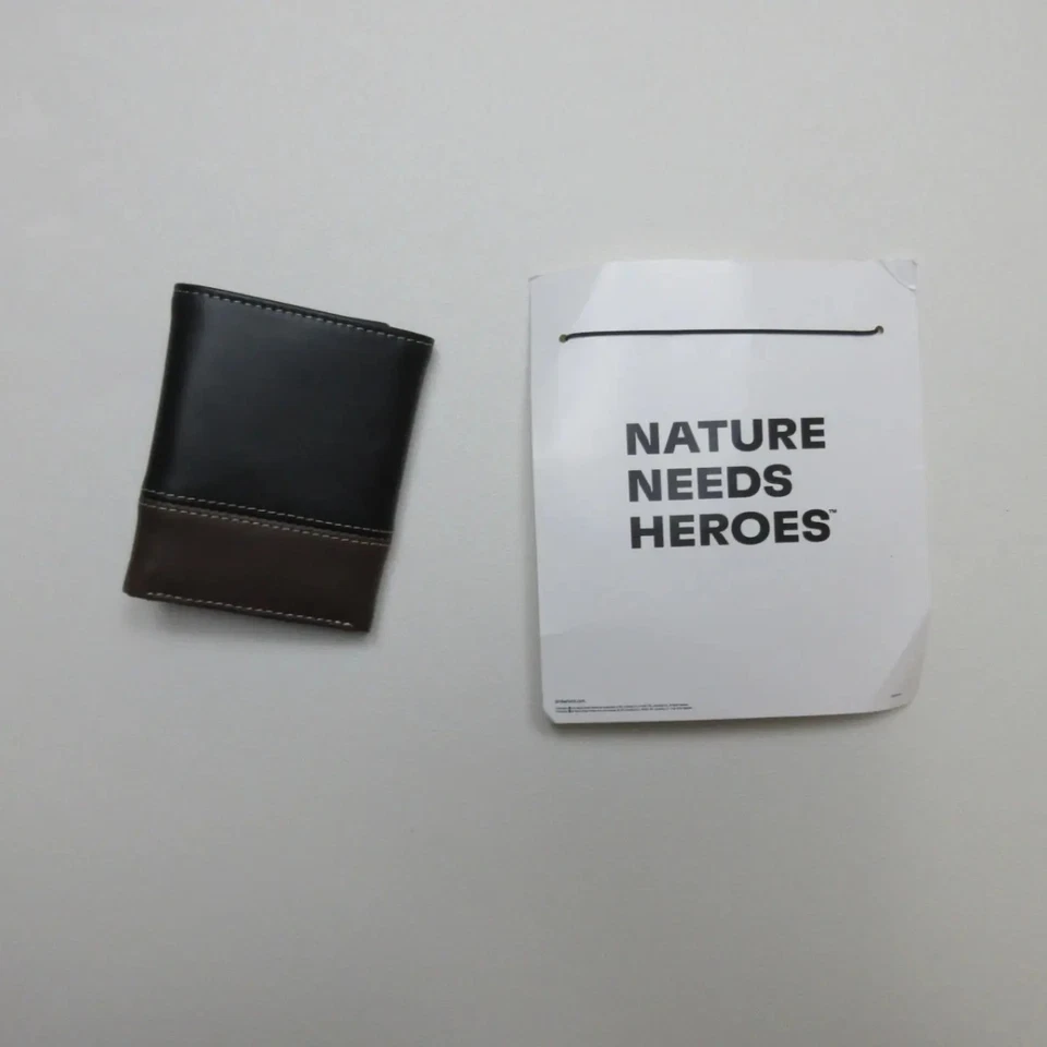 Timberland Leather Wallet Black Brown Slim Folded Design for Men RFID Blocking - Image 4 of 4