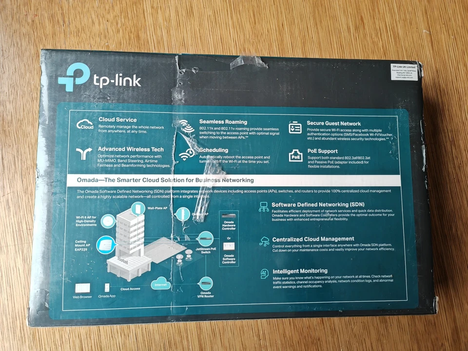 TP Link EAP225 Wireless MU-MIMI Gigabit Ceiling Mount Access Point Omada  ✅ - Image 3 of 4