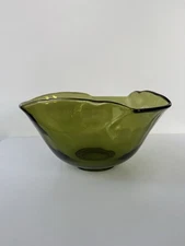 10” Mid-Century Glass Vintage