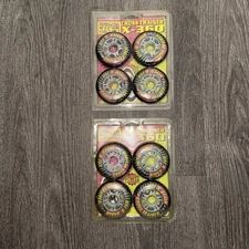 Vintage 90s Hyper Wheels Cross Trainer X-360 Inline Skating 77.5mm 78A