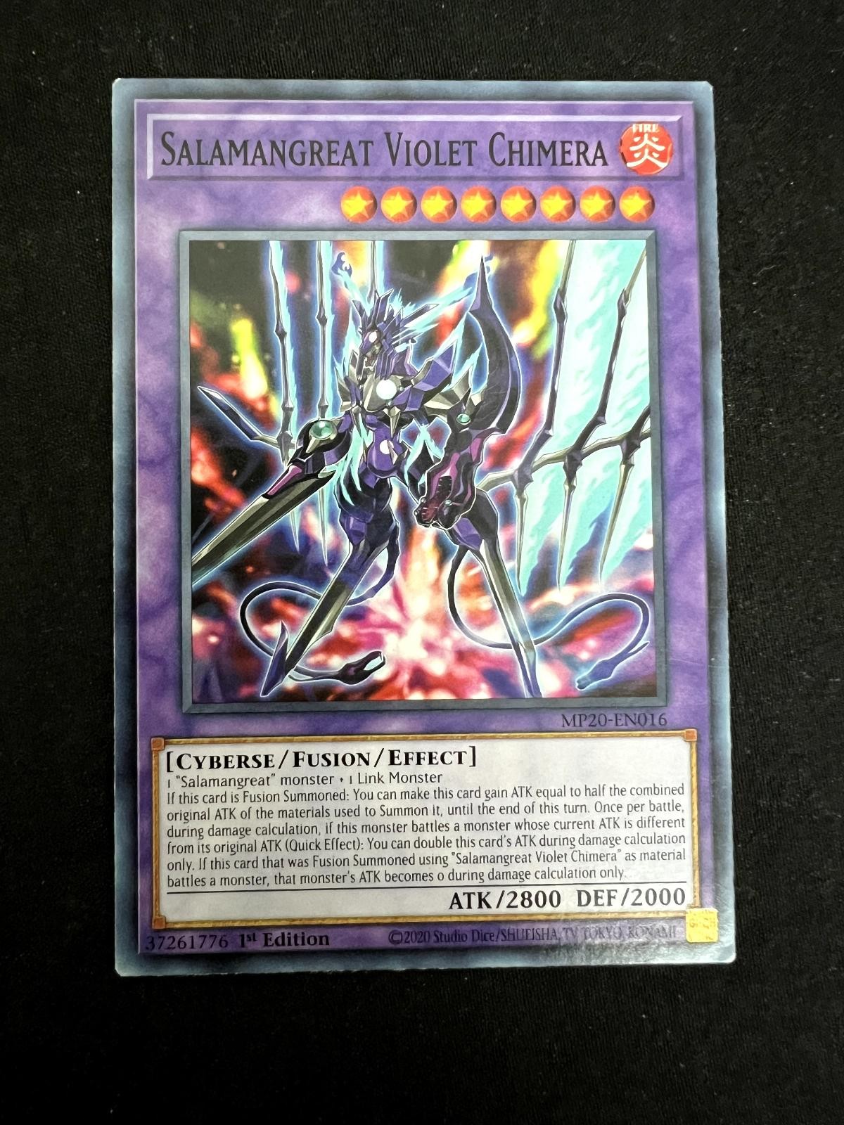 Salamangreat Violet Chimera MP20-EN016 2020 1st Edition LP