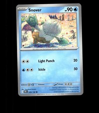 Snover – 059/182 – Destined Rivals – Non Holo – Near Mint - Pokemon Card TCG