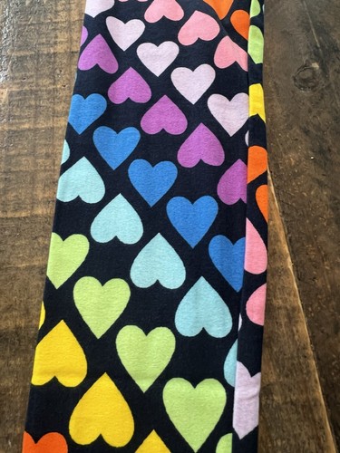 Dot Dot Smile size 7 girls rainbow hearts leggings new - Picture 3 of 5
