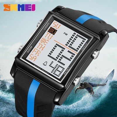 Men's Watches Digital Back Light Date Fashion Countdown Wristwatch Luxury SKMEI