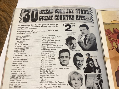 1969 Country Music Scrapbook 17th Edition By Heather Enterprises Johnny Cash - Picture 17 of 19