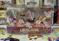 Disney Lorcana Booster Box Acrylic Case Magnetic Display Case