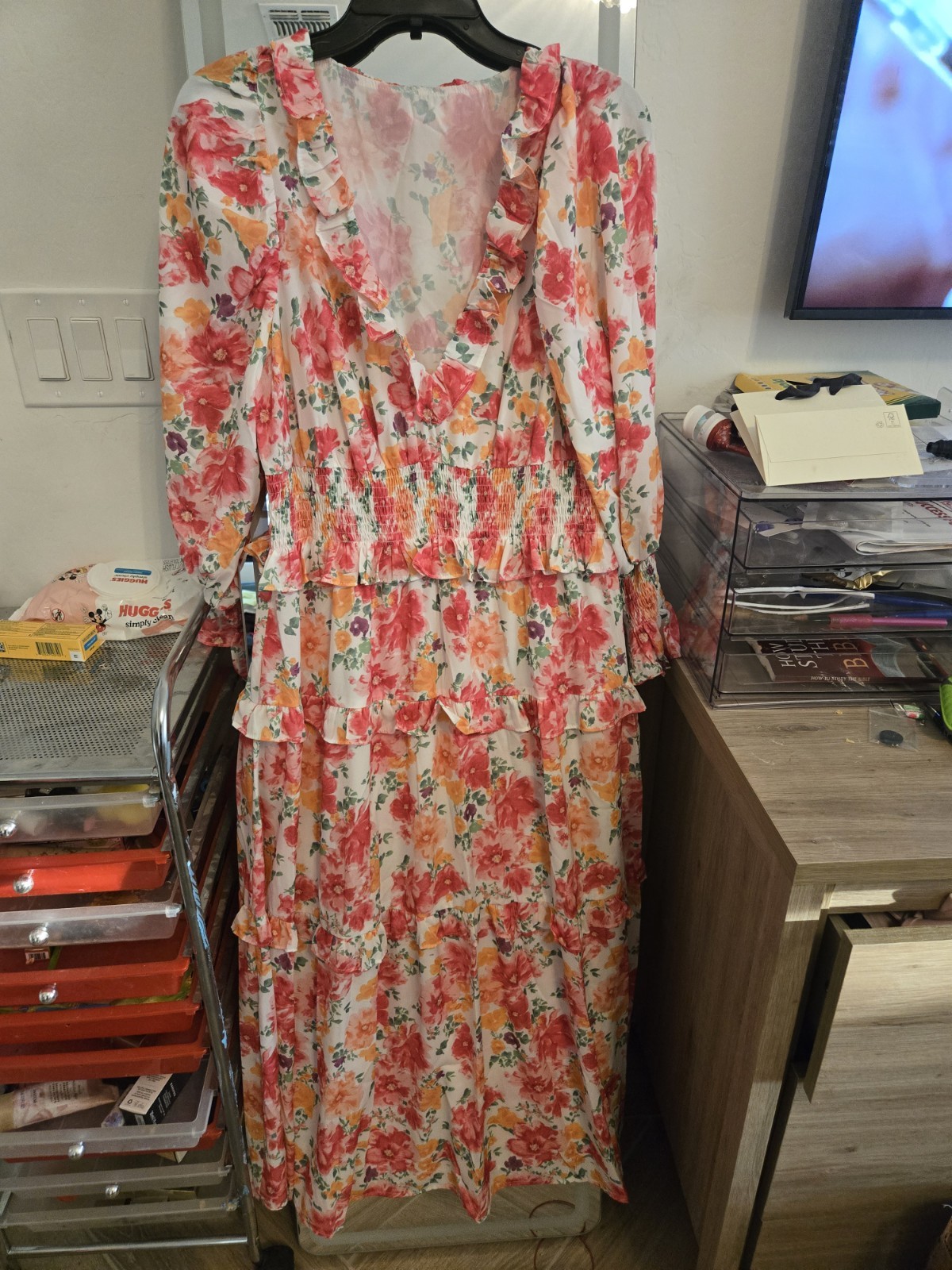Women's Floral Dress Size L