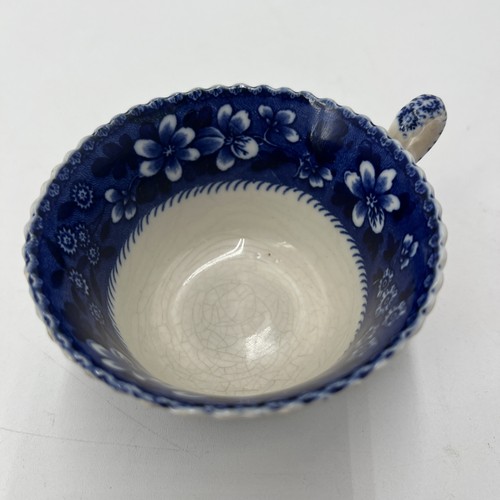 AW003 Vintage Old Mark Copeland SPODE'S TOWER (Blue) Cup & Saucer - 5 Sets - Picture 16 of 24