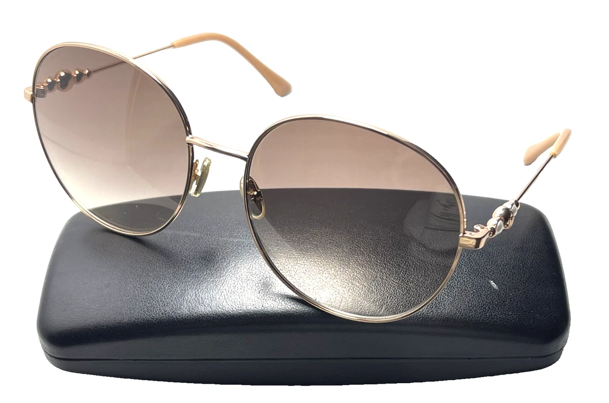 Jimmy Choo Beige Round Sunglasses for Women for sale | eBay display picture 3