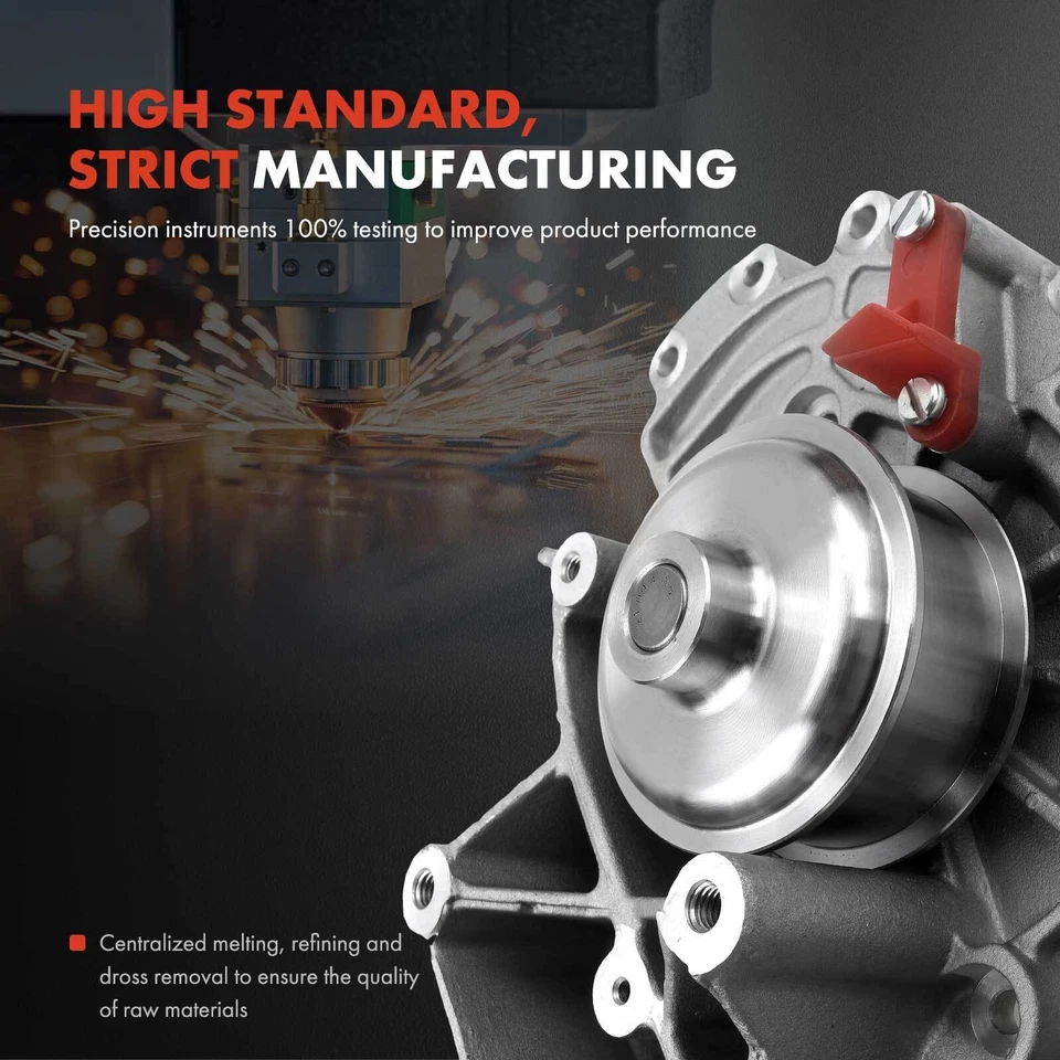 Engine Water Pump With Gasket For Porsche 928 1978-1987 V8 4.5L 4.7L 92810601522 Foto 4 de 4