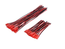 20 Pairs 22 AWG JST Plug Connector 2 Pin Male Female Plug Connector Cable Wire f