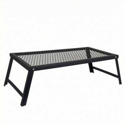 Campingtisch mit Gitter Schreibtisch klappbar Möbel leicht zu reinigen für Picknick, BBQ