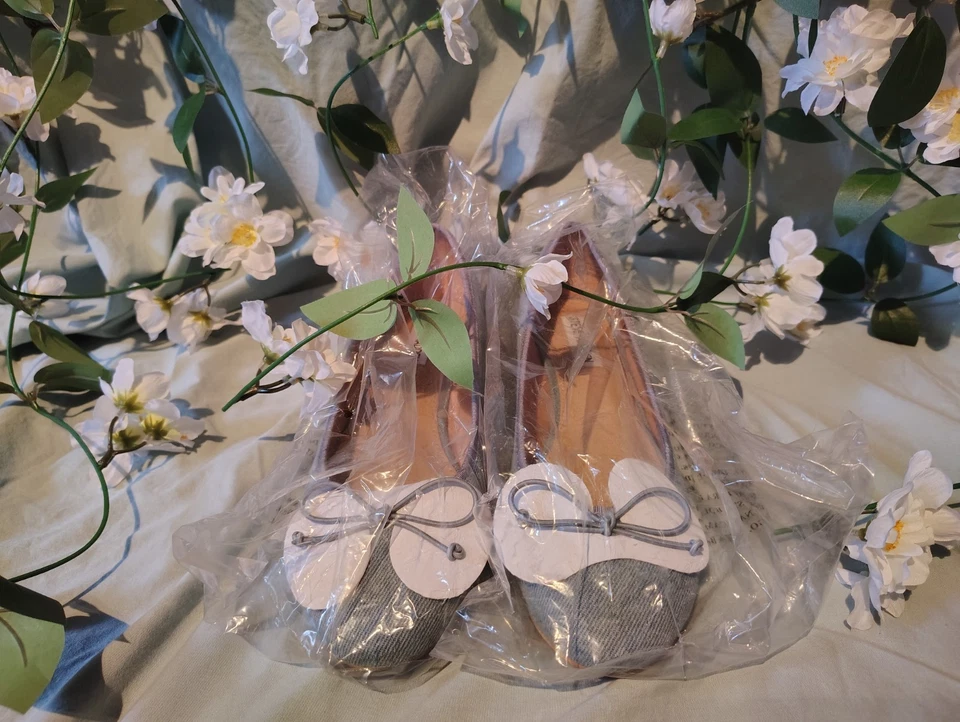 Zapatos de salón de mezclilla Steve Madden Cherish para mujer 10 (Cottagecore, Preppy, Girly) Foto 2 de 4